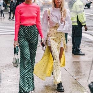 Ann Taylor Wide Leg Trouser Pants